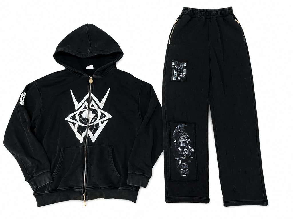 BLACK WMW sweatsuit