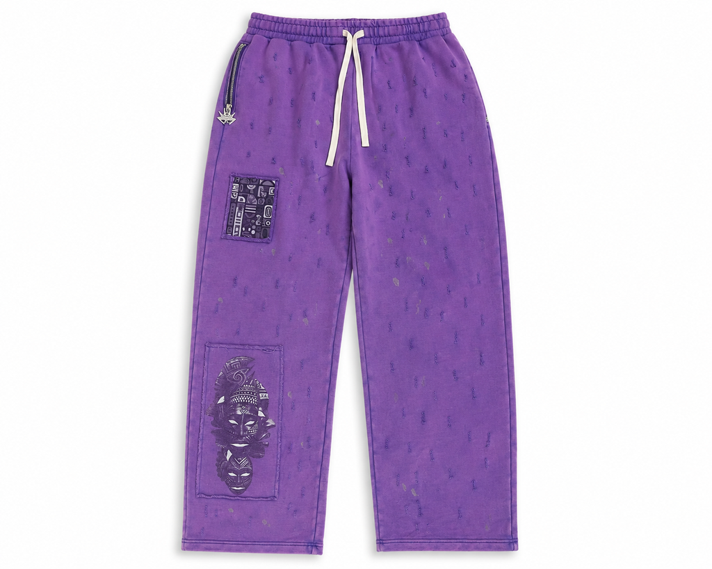 WWM purple sweatsuit